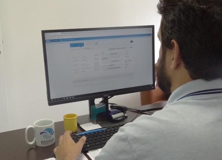 Software dará agilidade nos processos e reduzirá papéis na Emasa