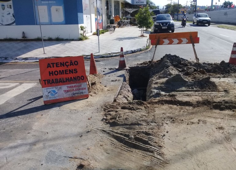 Interligação de rede pode deixar vias do Centro sem água na manhã desta quarta-feira