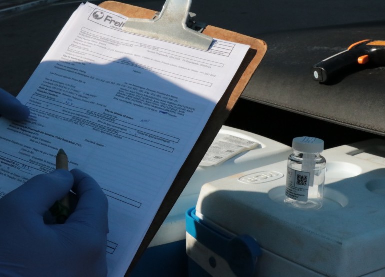 Relatório de Balneabilidade – coleta segunda-feira 25/02/2019