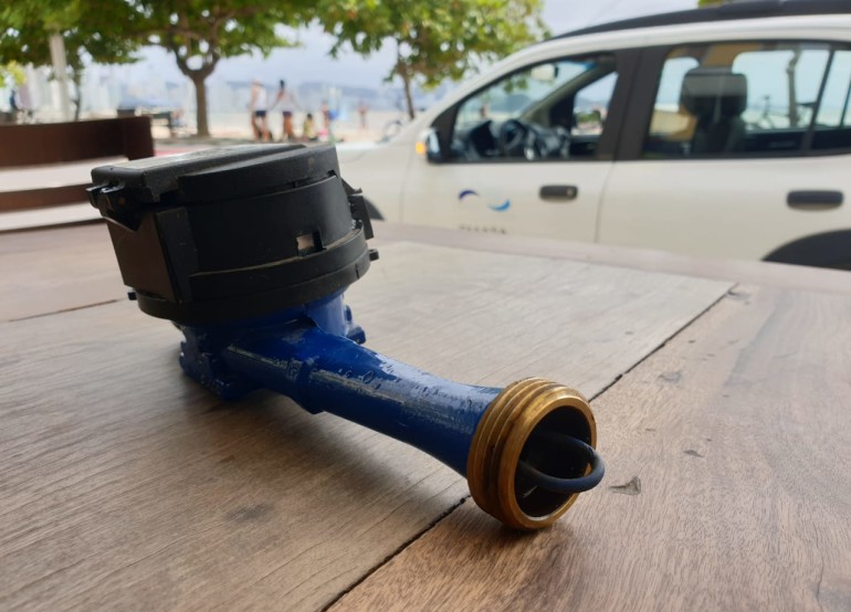 Emasa lacra água em estabelecimento na Barra Sul por bloquear medição do consumo