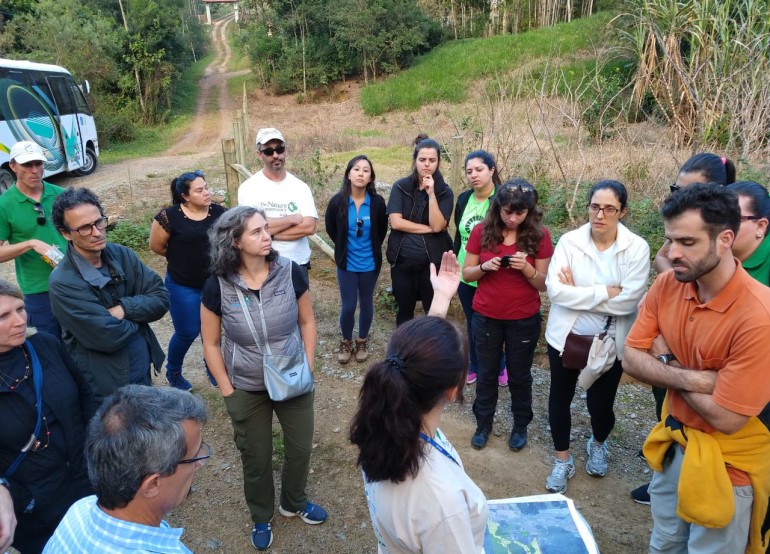 Equipe da The Nature Conservancy no Brasil visita Produtor de Água