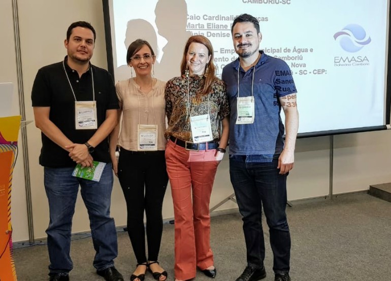 Servidores apresentam trabalhos no Congresso Brasileiro de Engenharia Sanitária e Ambiental