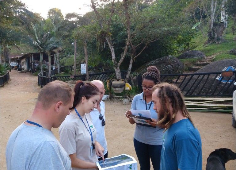 Produtor de Água vistoriou duas propriedades nesta terça-feira