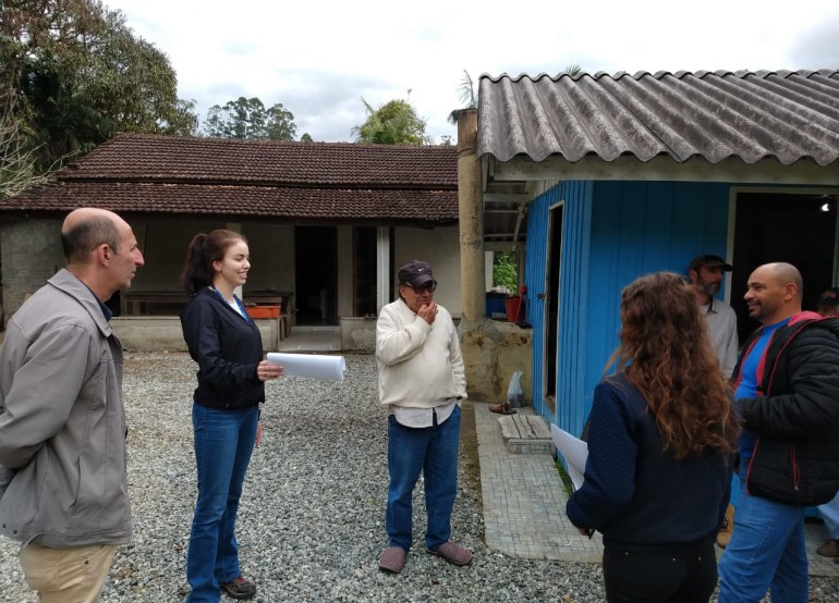 Duas propriedades foram vistoriadas pelo Produtor de Água
