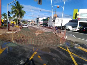 26-09-19- Rua Biguaçu conserto rede (1)