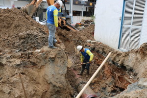 Elevatória na Avenida Alvin Bauer