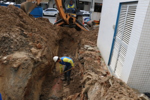 Elevatória na Avenida Alvin Bauer